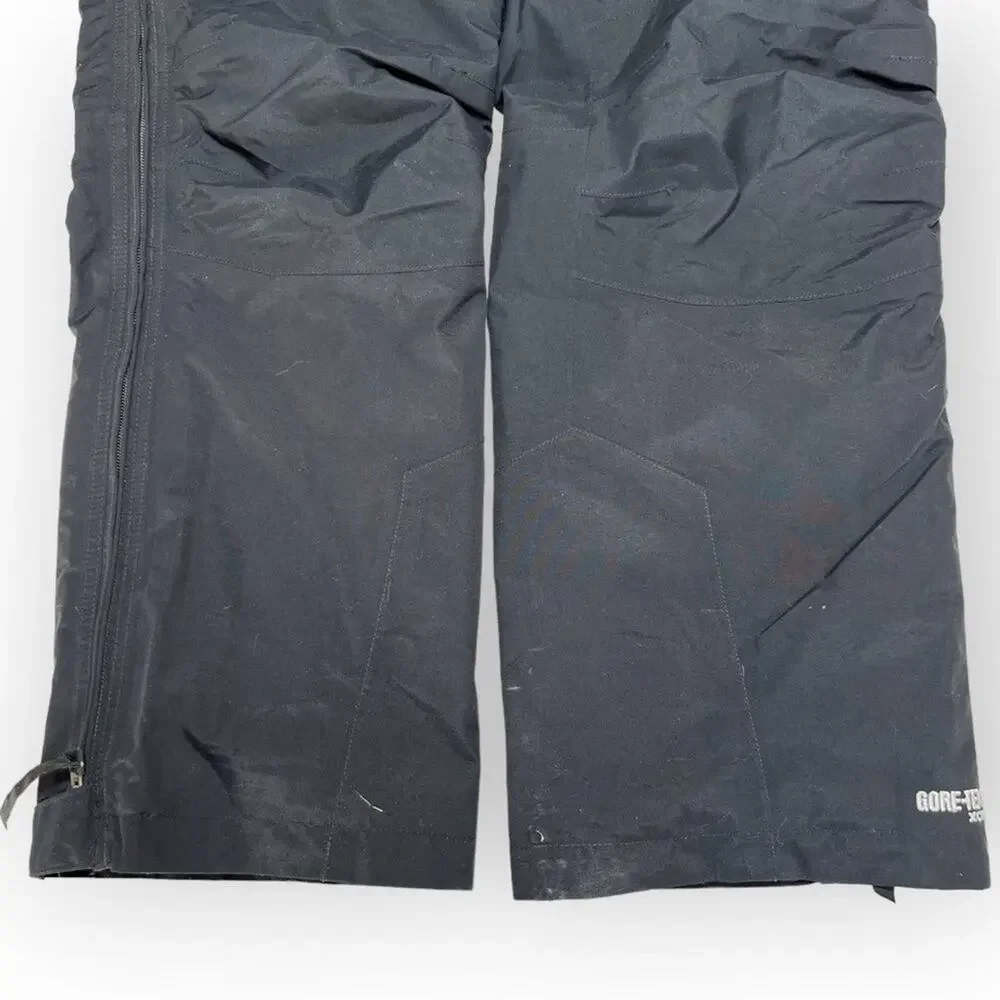 EMS Eastern Mountain Sports Gore-Tex Snow Pants SIZE S Black Full Side Zip FLAW